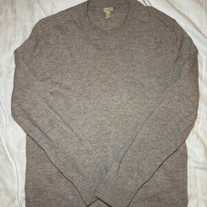 COS Womens Beige Lightweight Knit Crew Sweater, M, Wool, Minimalist, *Flaws